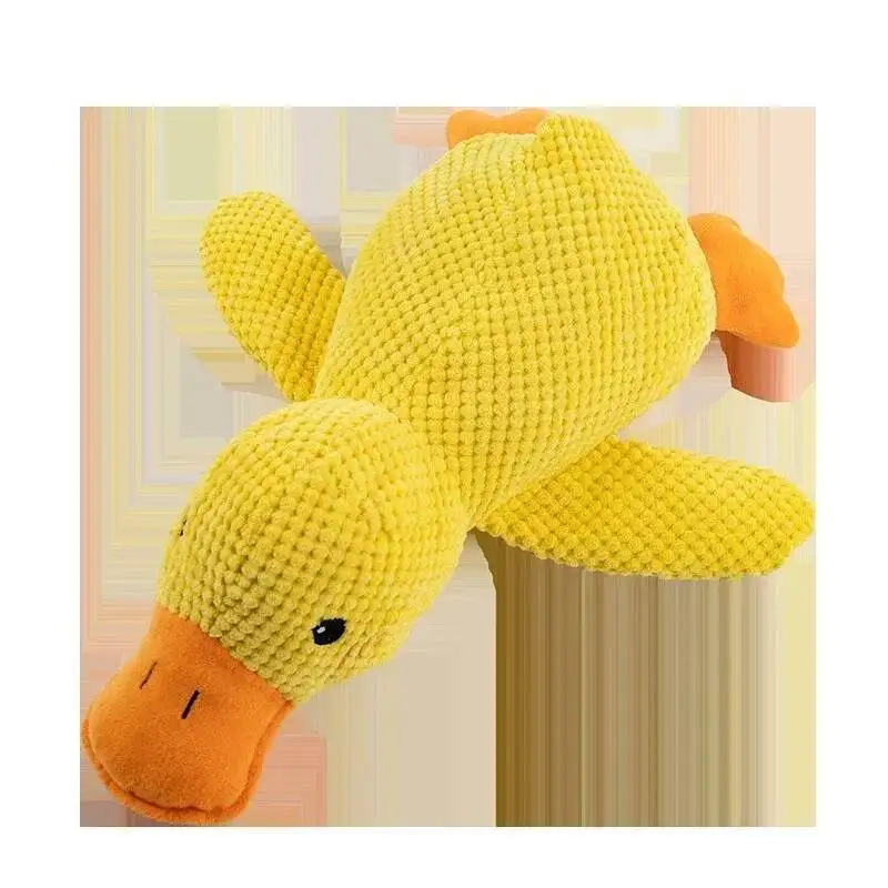 Squeaky Plush Duck Dog Toy - Image 5